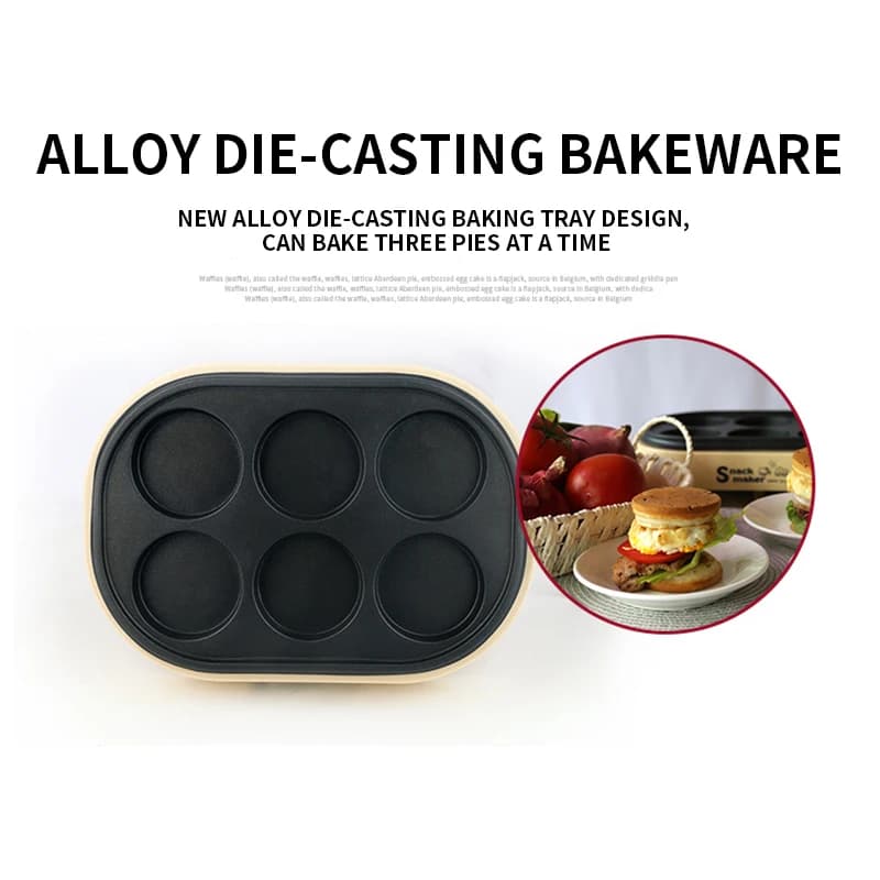 Cooker for breakfast, egg pan in shirt, non-stick pan for egg dumplings, artifact for breakfast, egg, burger, frittata, four-hole mold