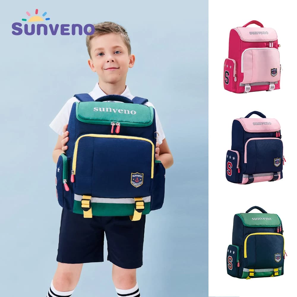 Sunveno zaino per bambini borse da scuola per ragazzi e ragazze studente zaino impermeabile zaino moda per 6-12 anni