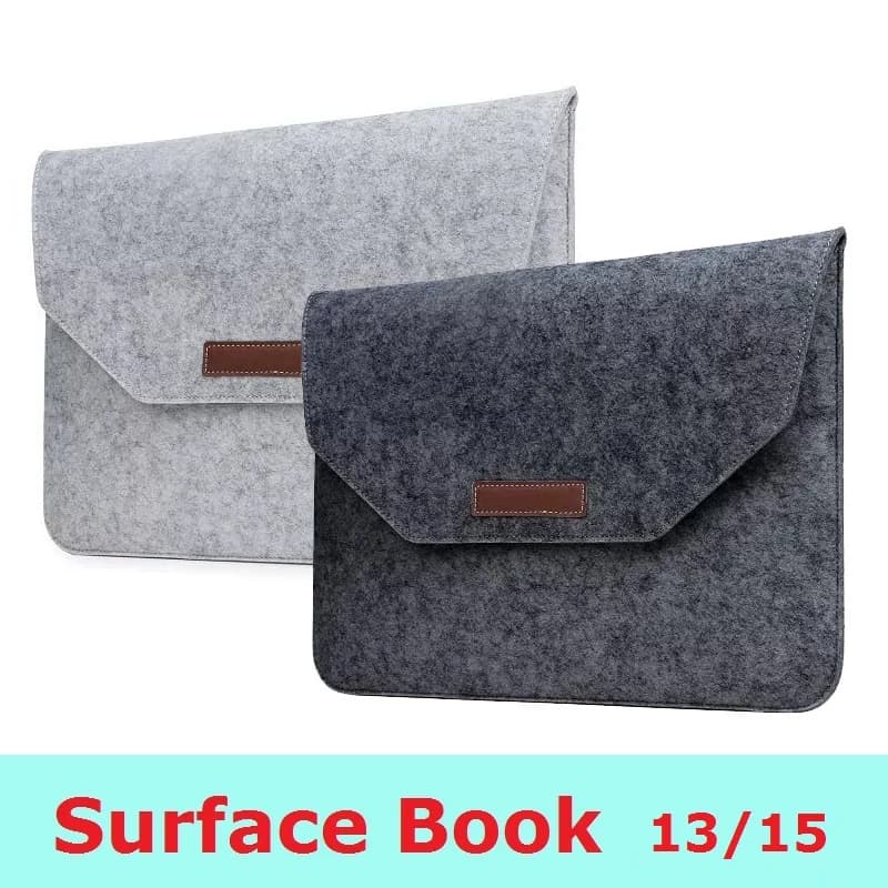 Custodia per Laptop in feltro di lana morbida per Microsoft Surface Book Book 2 13.5 ''15'' custodia per Laptop custodia per Surface Book 2 15 custodia