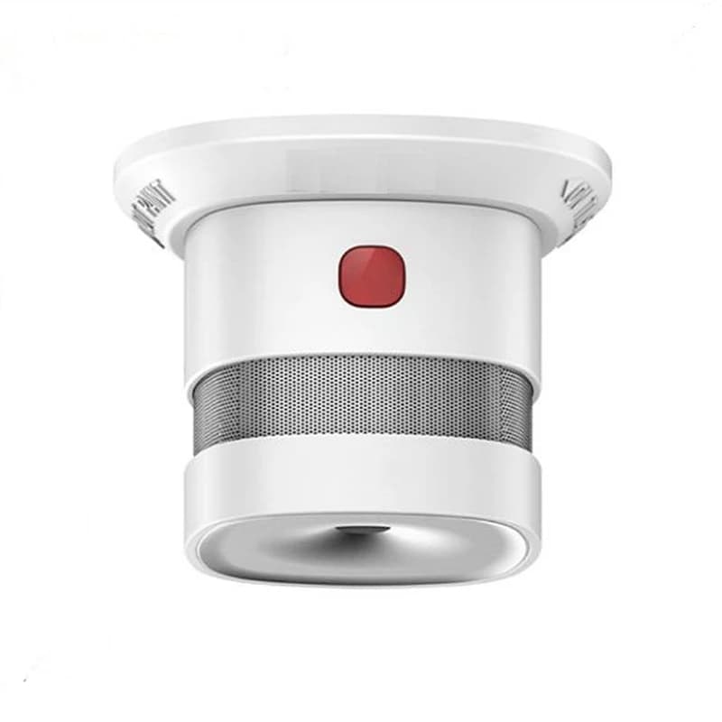 Rilevatore di fumo intelligente SUMRING Mini rilevatore di fumo montato a soffitto con 10 anni di durata suono antincendio a batteria e allarme Flash