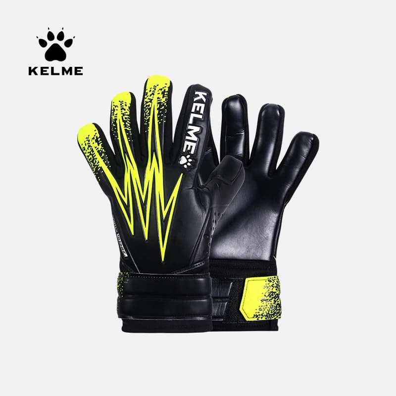 Guanti da portiere KELME portiere di calcio addensare guanti da calcio per allenamento professionale in schiuma di lattice pieno 5 dita 9896408