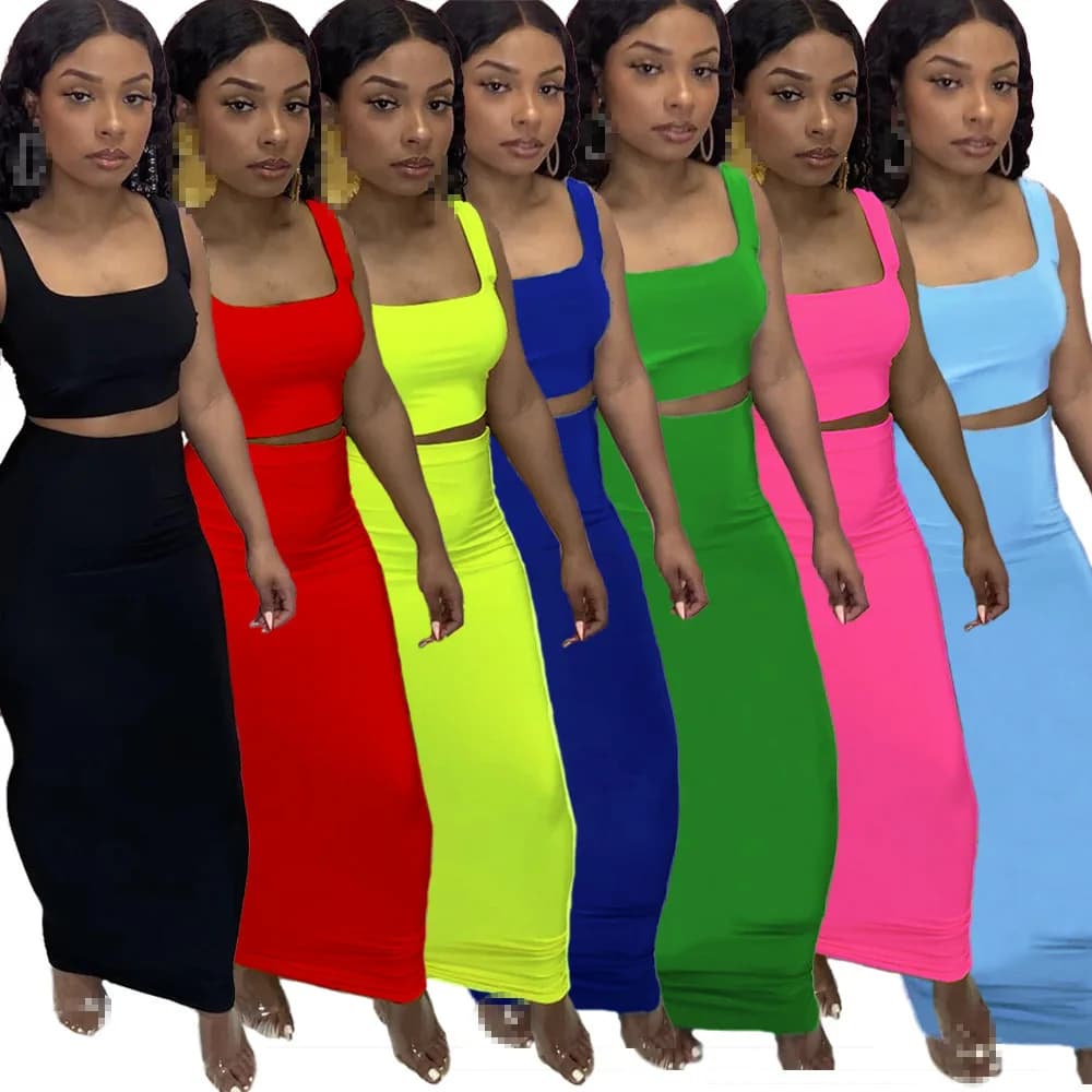dress sets skirts women 2021 tops dress suits two piece set women skirt two pieces sets 2 piece set women outfits wholesale