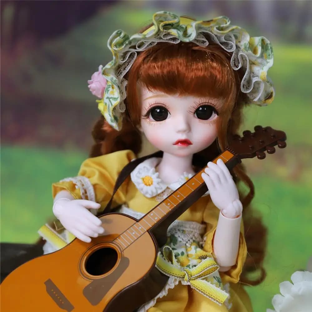 DBS DREAM FAIRY Doll 1/6 BJD Angel doll mechanical joint Body With makeup Including eyes clothes shoes girls SD anime