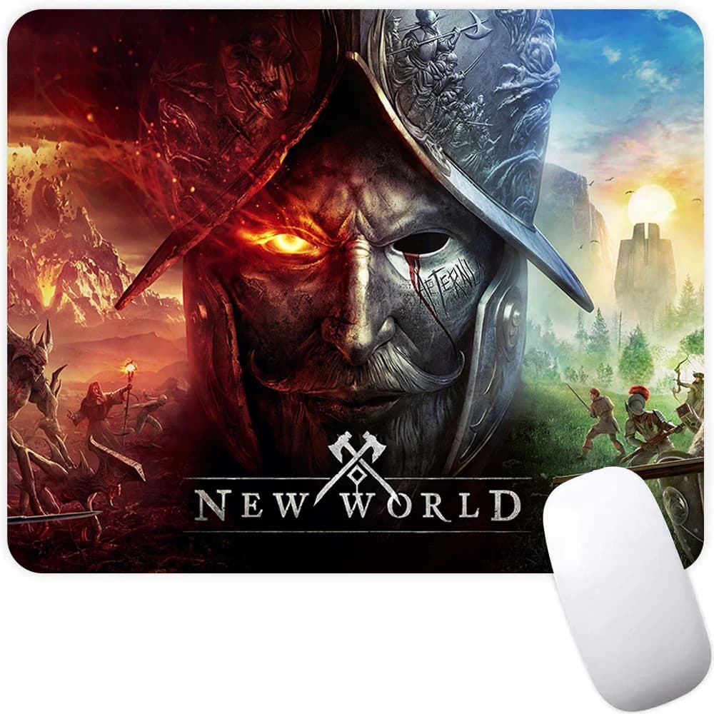 New World Small Gaming Mouse Pad Computer Ufficio Mousepad PC Gamer Mouse Mat Laptop Mausepad Mouse Tappeto Tastiera Tappetino da scrivania