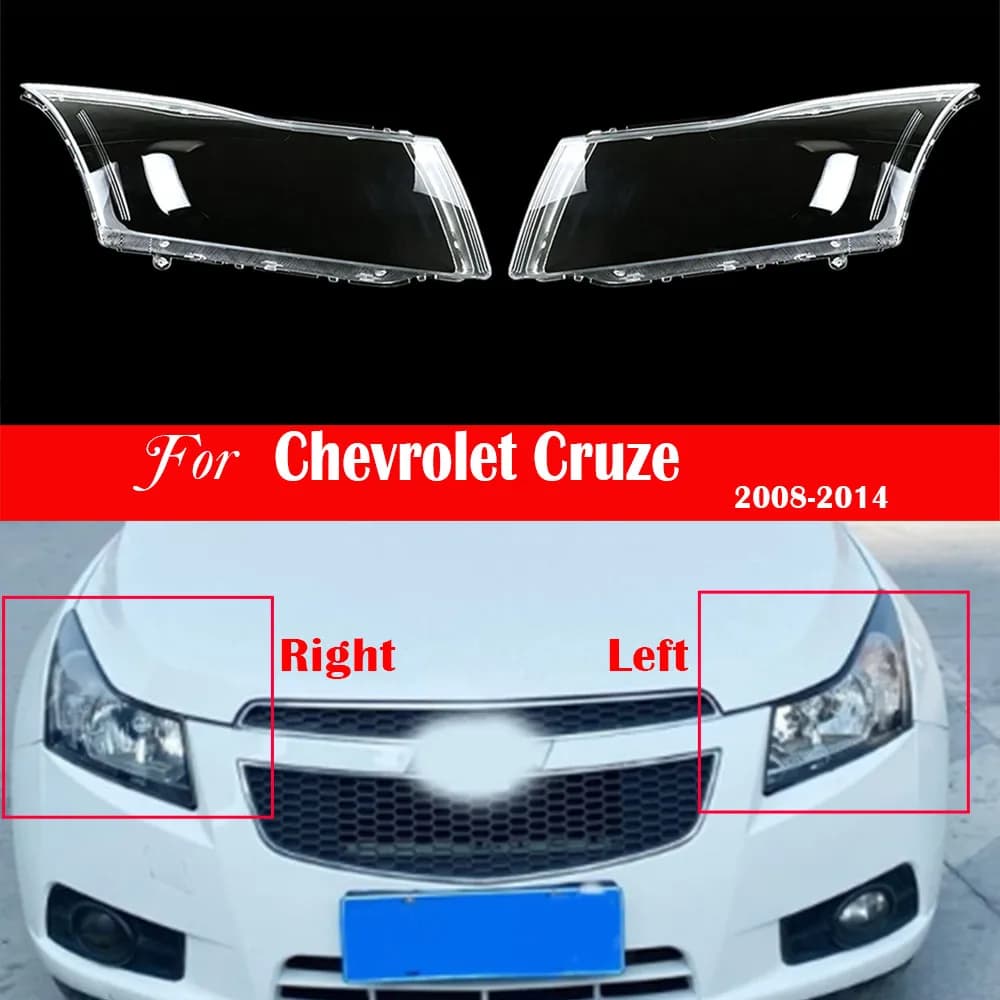 Auto Faro Anteriore Lente Per Chevrolet Cruze 2008 2009 2010 2011 2012 2013 2014 Faro Copertura Sostituire La Luce Auto Borsette Ombra