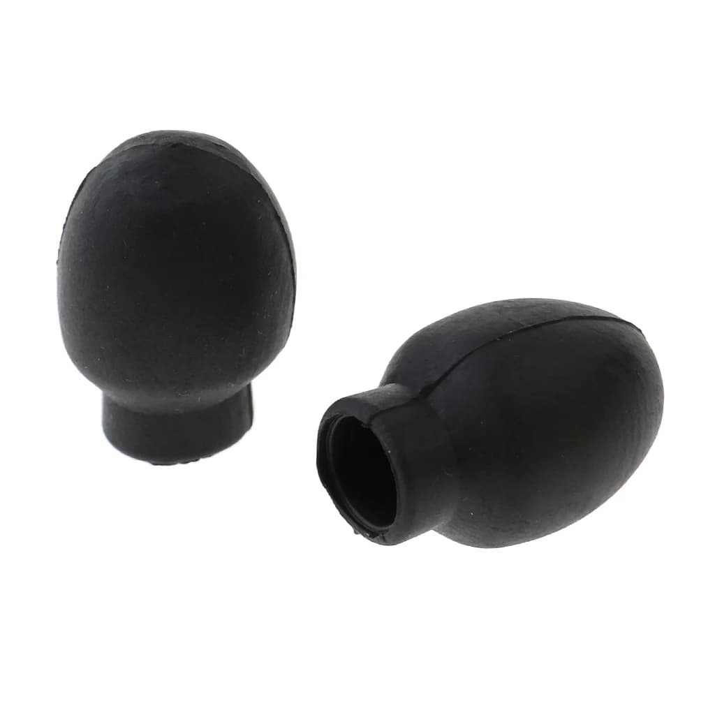 2 Pezzi Testa per Battitore per Grancassa Punta Silenziosa Punte per Pratica per Bacchette in Silicone Accessori per Strumenti Musicali di Ricambio Muto