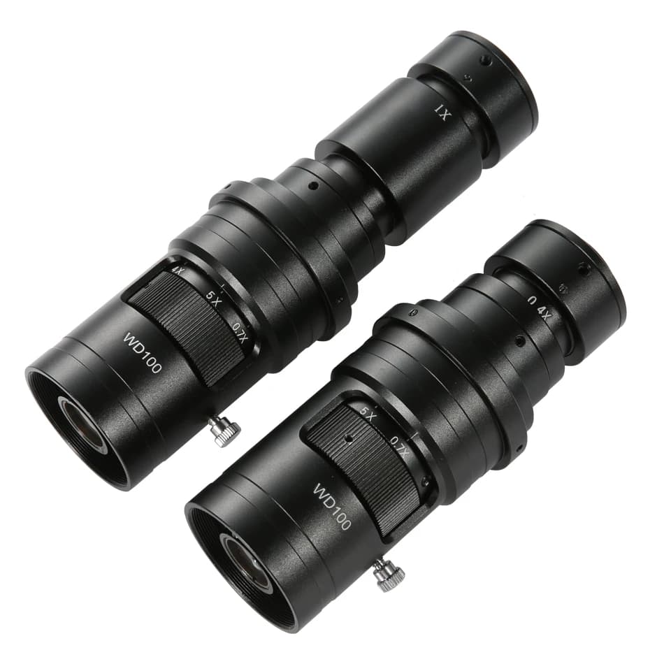 200X 500X 1000X 0.7X-5X Adjustable C Magnify Mount Zoom Goal for Hdmi Vga Usb Industrial Video Microscope Camera