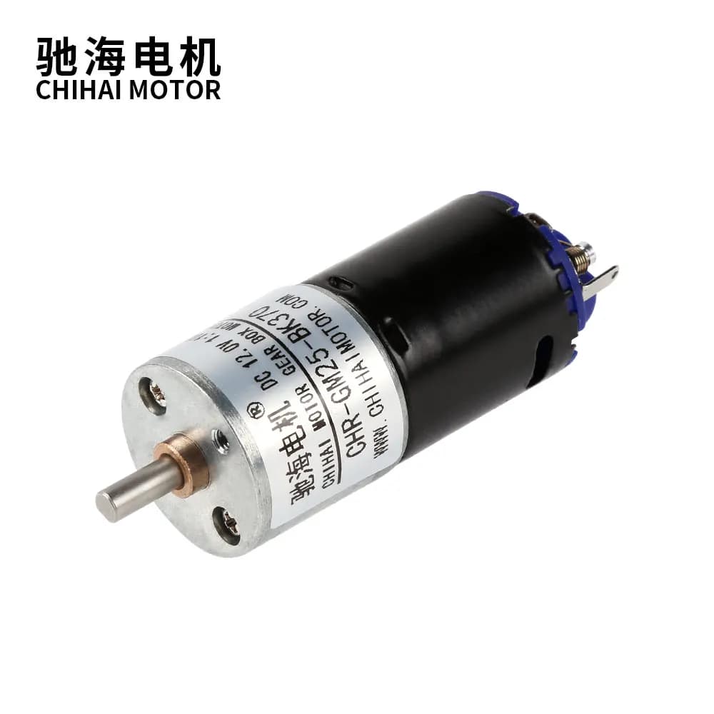 Motore chihai 25-370K a basso rumore DC6V 12V 24V motore per auto da arrampicata a parete WPL B-14 per auto telecomandata, robot intelligente fai da te