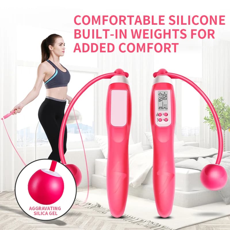 Jump Skip Rope Smart Electronic Counting Ropeless And Wired Dual-use Calorie Consumption Adult Student Skipping Rope Fitness Rop