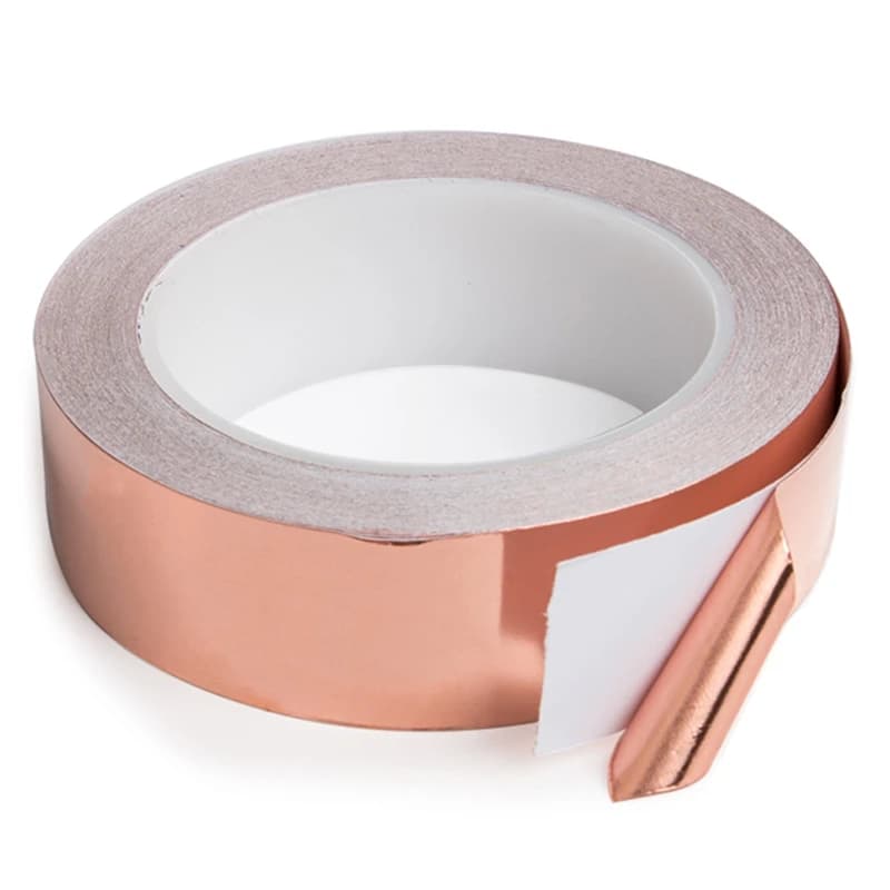 YX 10M Maschera a nastro conduttivo in lamina di rame su un solo lato Scudo elettromagnetico Elimina EMIA Nastro adesivo di riparazione antistatico