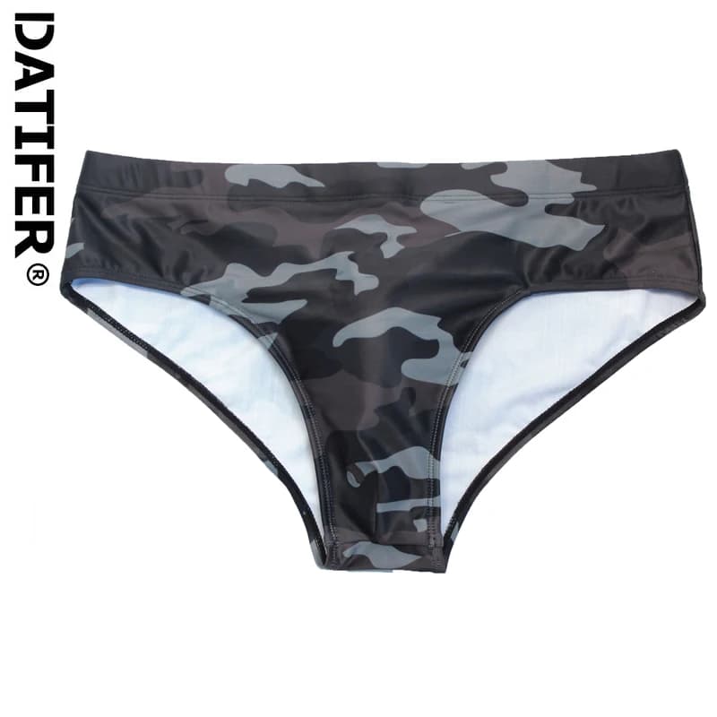 Datifer Pantaloncini da uomo Regolazioni basse sexy Vita Slip da bagno da uomo Pantaloncini da spiaggia Costume da bagno da spiaggia Costume da bagno multicolore