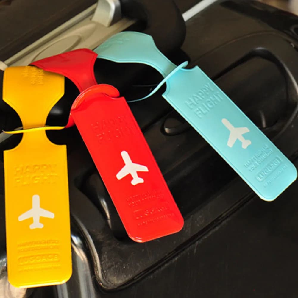 Copri etichetta per bagagli da viaggio Accessori creativi ID valigia Porta etichette per bagagli Lettera Etichette per imbarco per bagagli Etichetta portatile
