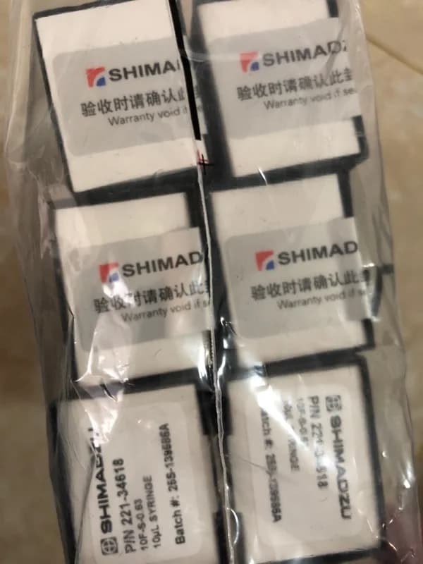 PER Shimadzu Ago per iniezione automatica 221-34618 Micro campionatore 10ul 1 pezzo