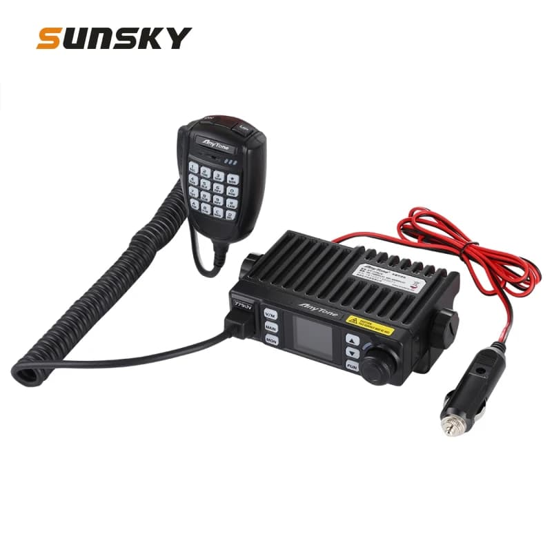 AnyTone AT-779UV Radio Mobile VHF / UHF Dual Band 200CH 25W FM Mobile autoradio Walkie Talkie