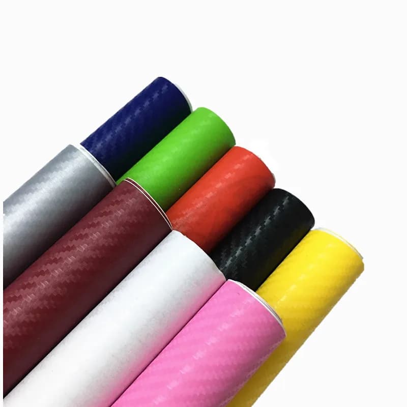 50cm x 200cm 3D In Fibra di Carbonio Del Vinile Dell'involucro Dell'automobile Copriletto Rotolo di Pellicola Auto adesivi e Decalcomanie Auto Moto styling Accessori Auto
