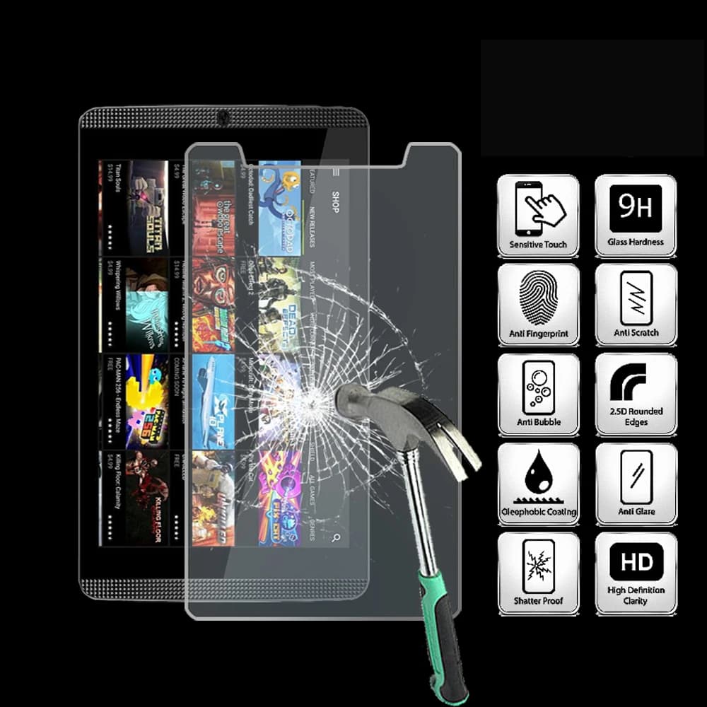 Per Nvidia Shield K1 Tablet da 8 pollici Proteggi schermo in vetro temperato ultra trasparente Pellicola protettiva anti-impronte