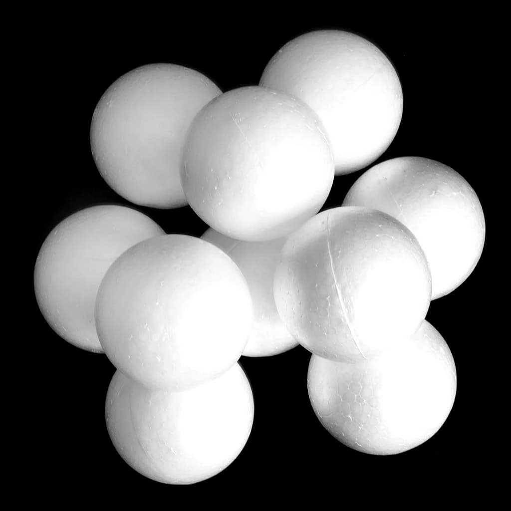 10 pieces 9 cm modeling polystyrene polystyrene foam ball decorations for craft parties