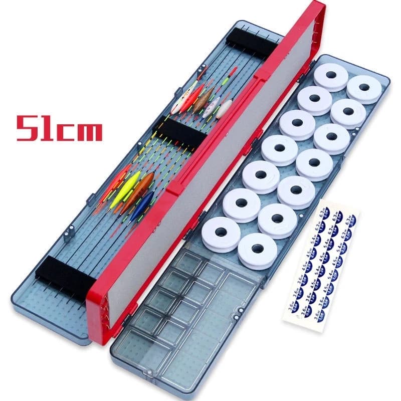 DoU Multifunctional Floating Fishing Lence Box Portable Fishing Equipment Case for Shock Absorber with Strap