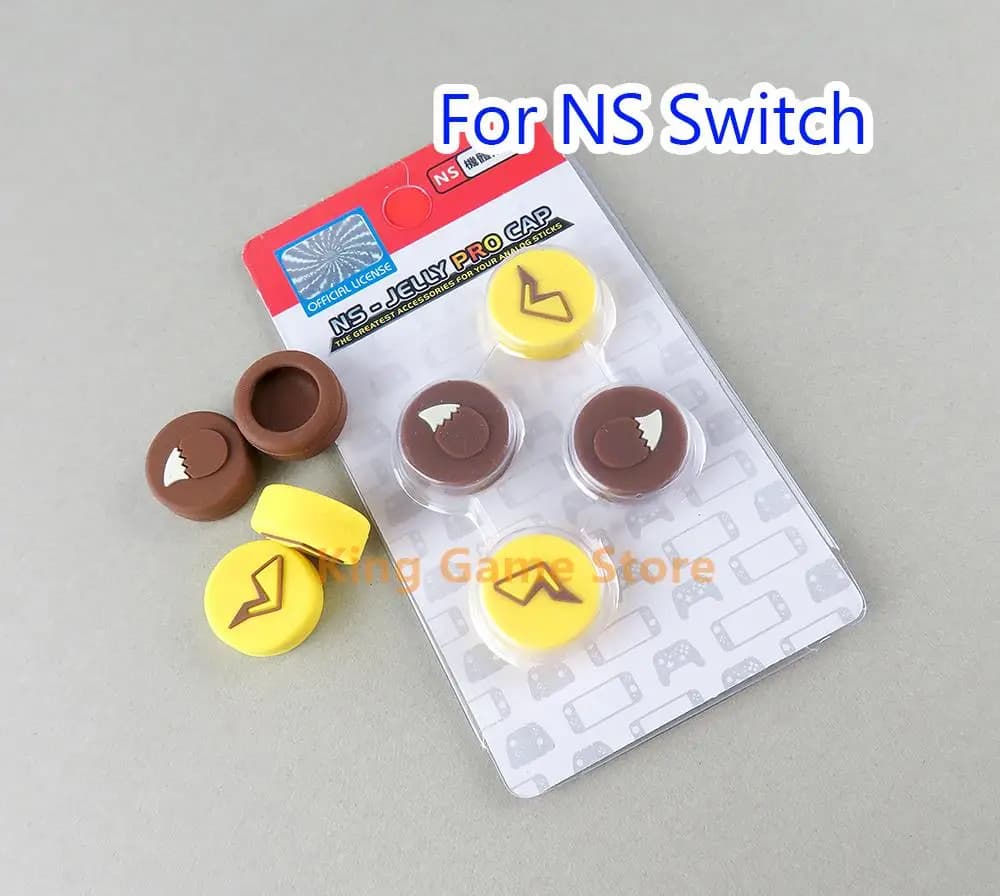10set per Nintendo NS Switch 4 in 1 custodia in Silicone Con cappuccio a bilanciere per Switch Pro Joy Con coperchio a bilanciere cappuccio protettivo