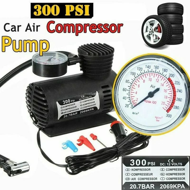 300PSI 12V Mini Car Electric Air Pumps compressore d'aria gonfiatore portatile per pneumatici per auto Bike F-Best muslimayescort