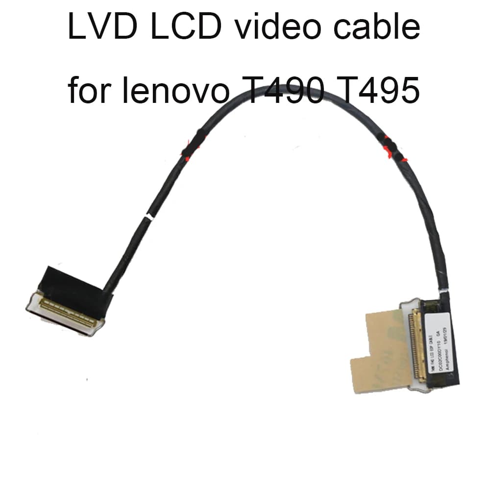 T490 LCD LVDS cavo Video per Lenovo ThinkPad T495 2K 3K FHD 1920*1080 WQHD 01 yt38 02 hk974 02 hk975 connettori muslimah 40pin