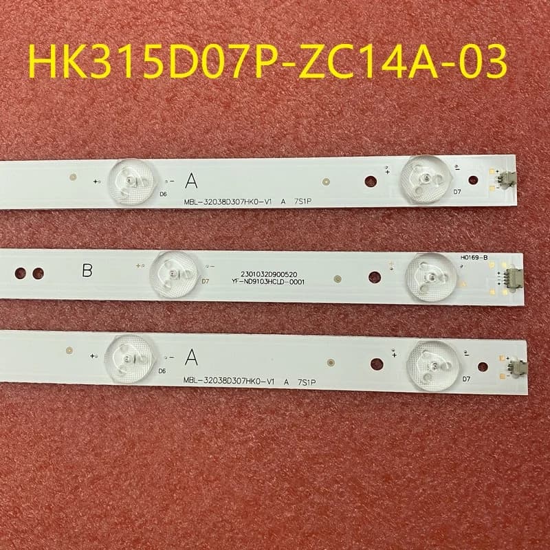 Striscia di retroilluminazione a LED per sistemi muslimah SYSTEMS K32DLH1H HKC H32PB5000 H32PA3100 Supra STV-LC32440WL H32PA3100 HK315D07M HK315D07P-ZC14A-03