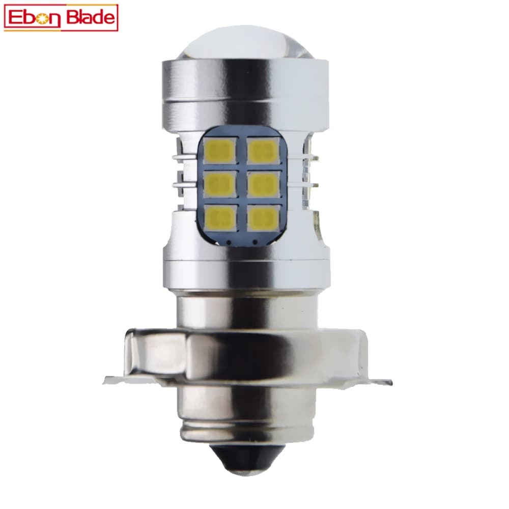 1 Pz 6 V 6 Volt AC P26S HA CONDOTTO LA Lampadina Moto Faro 3030 30 SMD Motobike Moto Luce 6000 K Scooter Ciclomotore ATV UTV Lampada Frontale