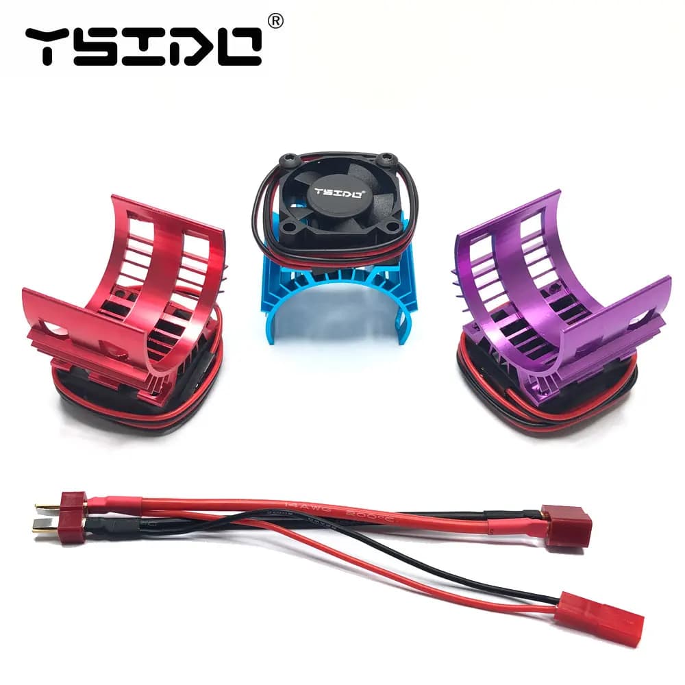 YSIDO Ventola di raffreddamento per motore 540 550 3650 3660 per HSP HPI Tamiya WLtoys 124016 124017 124019 1/12 1/10 RC Car