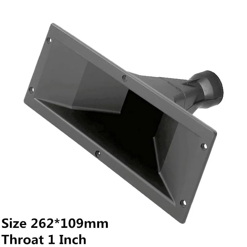 2PC DJ altoparlante Tweeter Horn 262*109 accessorio per acuti 1 "gola per altoparlante piezoelettrico Home Theater Karaoke Mixer Audio professionale
