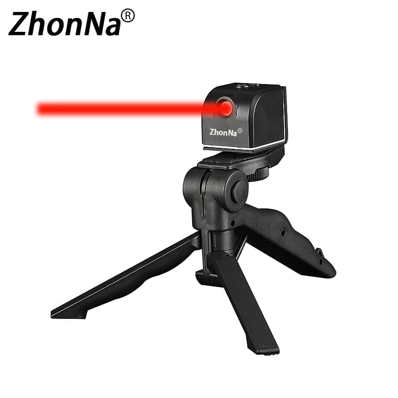 Mini strumenti portatili di misurazione del livello laser Fascio di luce rossa Mirino di posizionamento per pratica di golf con funzione di adsorbimento magnetico