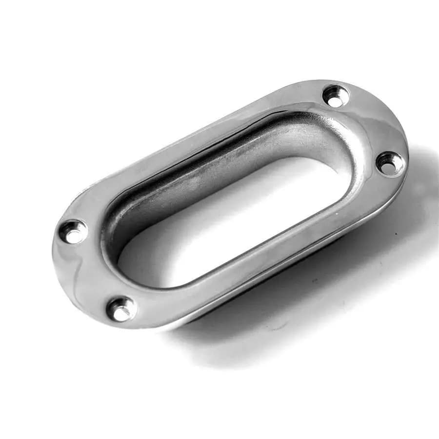 Barca in acciaio inossidabile 316 136 * 63mm ovale Hawse cavo guida tubo ormeggio ancoraggio corda linea padella accessori marini