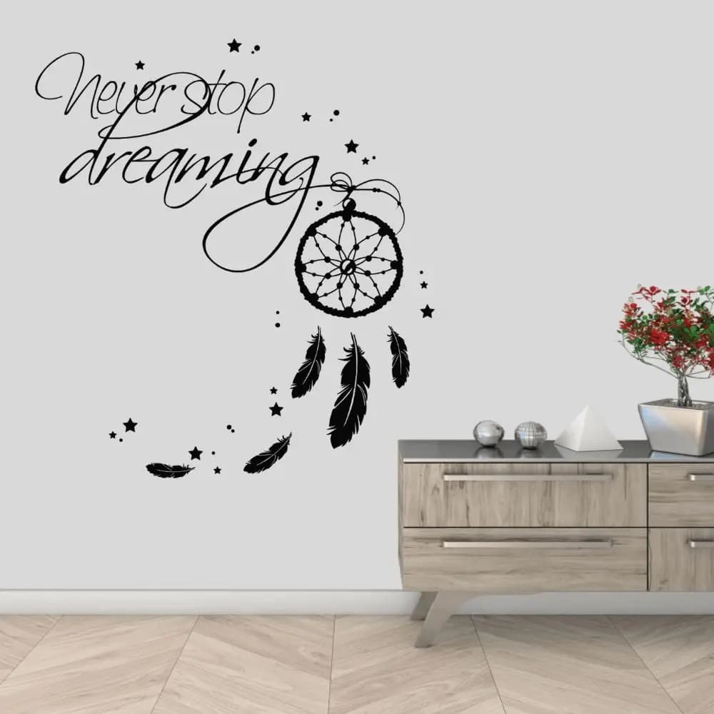 Dreamcatcher Wall Stickers, Never Provide Waterproof And Moisture-proof Removable Decoration Suitable For Home And Living Room