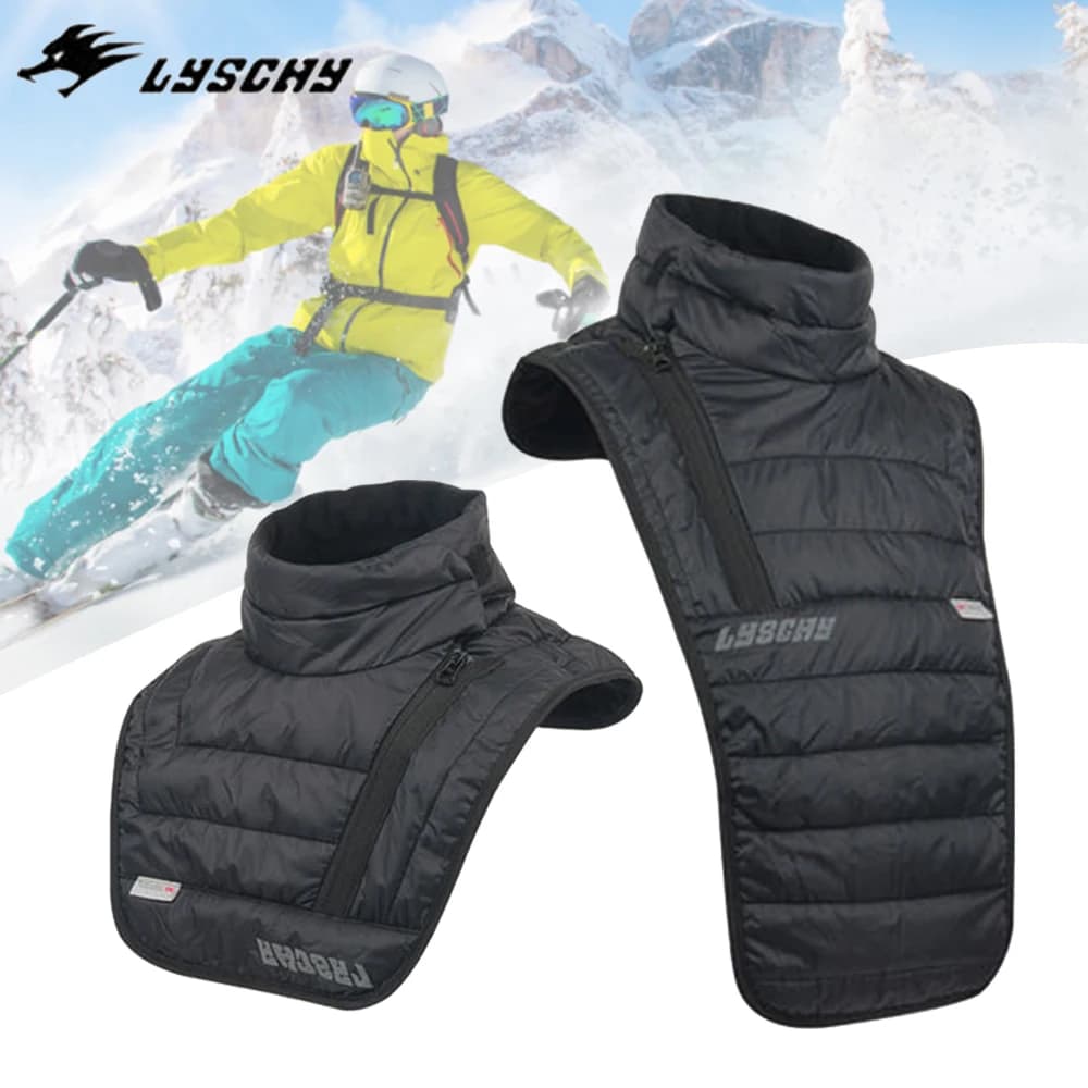 Uomo Donna Inverno Caldo Scaldacollo per moto Maschera antivento Sciarpa calda per moto Passamontagna Mantello per collo da moto Visiera