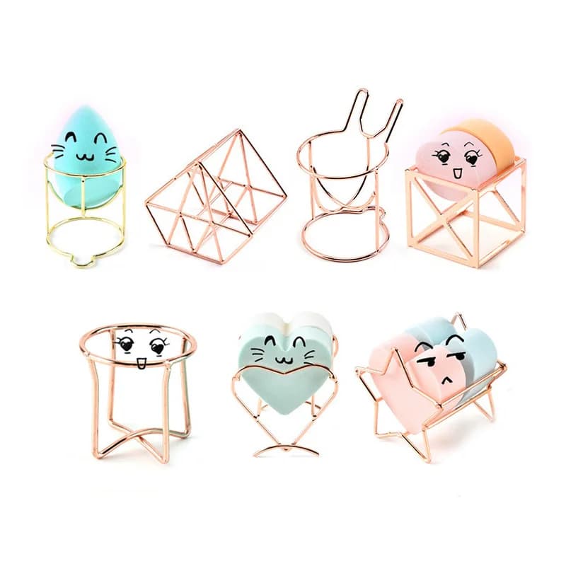 Beauty Makeup Puff Rack Dust Sponge Holder Sponge Holder Support for Skewer Support for Cosmetic Blow