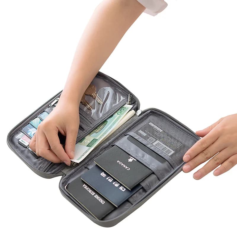 Porta passaporti per famiglia, custodia creativa impermeabile per documenti, organizer, accessori da viaggio, borsa per documenti, porta carte