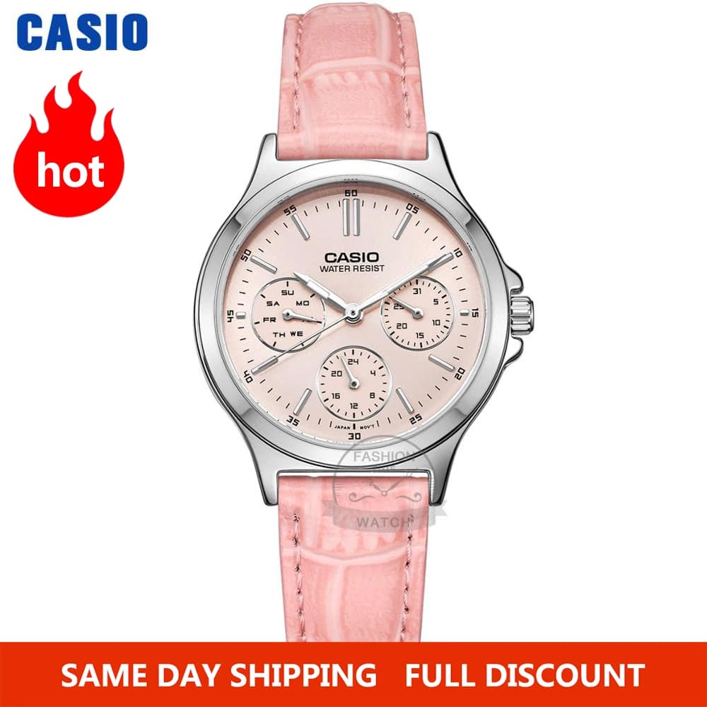 Casio watch for women Waterproof Quartz Wrist watch Luminous ladies Clock reloj mujer LTP-V300L-4A