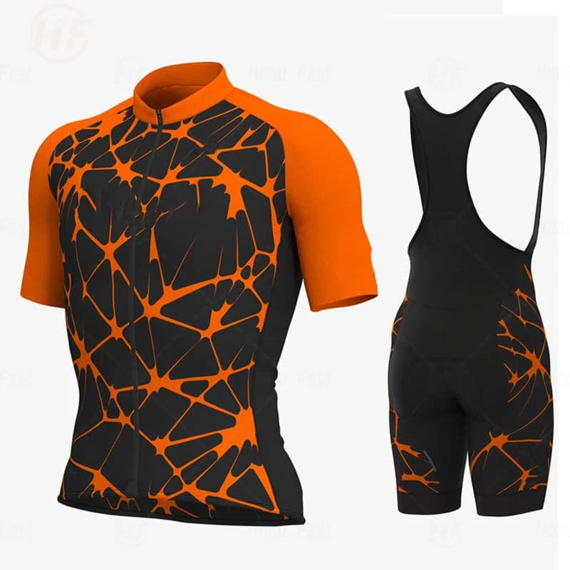 Set of camouflage cycling shirts for men, bicycle clothing, Mountain Bike MTB, Maillot Ropa summer, Cycling, shorts with suspenders