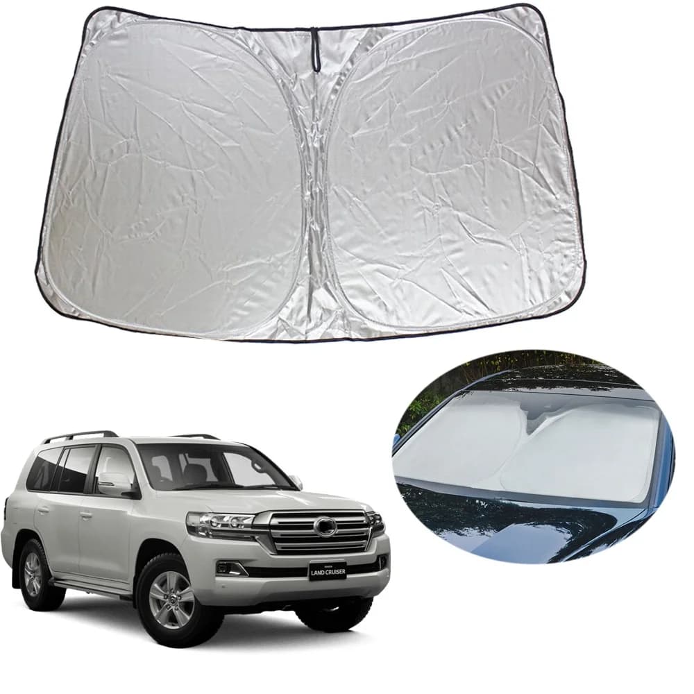 Parabrezza anteriore parasole Auto Auto protezione UV e solare per Toyota Land Cruiser 200 accessori 2008-2020