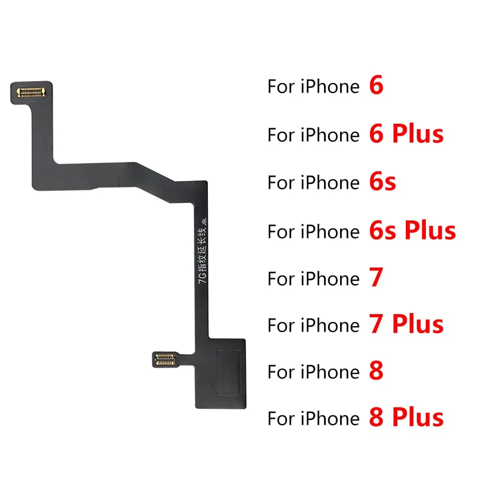 Nuovo per iPhone 6 6S 7 8 Plus Home Touch ID Ritorno Pulsante di impronte digitali Connettore di collegamento della scheda madre Cavo flessibile