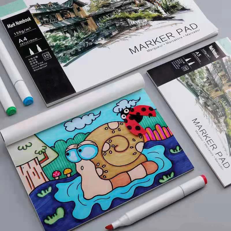 30 Sheets 1 Book A5 /A4Paper Sketch Book Student Art Painting Sketch Watercolor Book Graffiti Sketchbook Art Painting Supplies