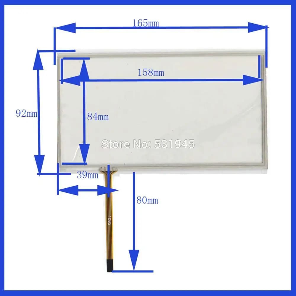 Nuovo Touchpad 7 pollici 4-Line AVHZ5150 per Pioneer AVHZ5150 lettore DVD per auto navigazione GPS Touch Screen Digitizer sensore di vetro