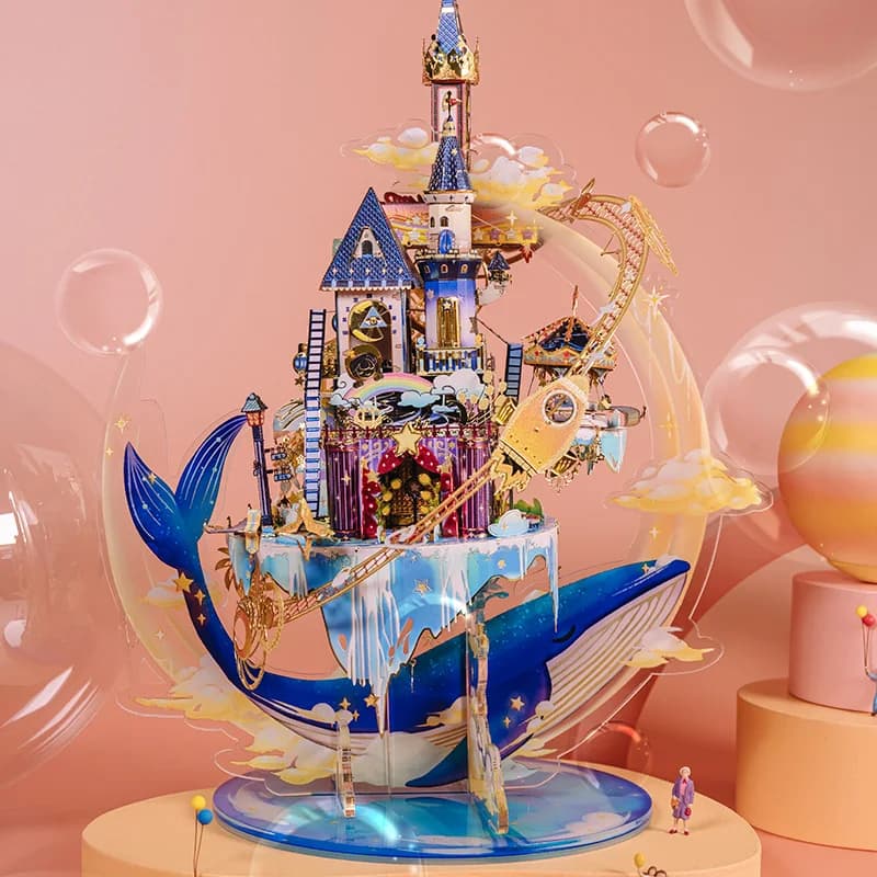 Modello d'arte MU 3D Puzzle in metallo Starlit Parco divertimenti kit modello FAI DA TE 3D Taglio Laser Assemblare Puzzle Giocattoli REGALO Per i bambini