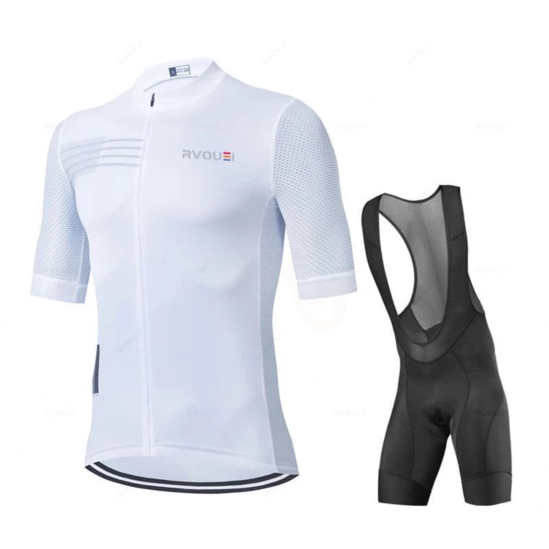 Bike Knife Kit New 2022 Team Bike Uniforms Short sleeves Fast drying cycling clothing Shorts with MTB straps Set Ropa Cycling Hombre