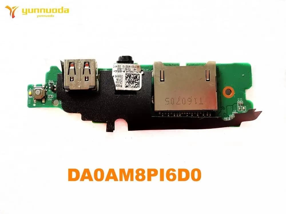 DA0AM8PI6D0 For Dell 14 5459 USB Audio SD Card Reader Power Button Board 9XH8W 09XH8W Tested good