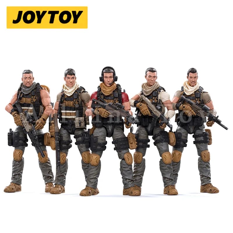 JOYTOY 1/18 3.75 pollici Action Figure (5 PZ/SET) PLA Field Force Anime Collection Modello Giocattolo Per Il Regalo