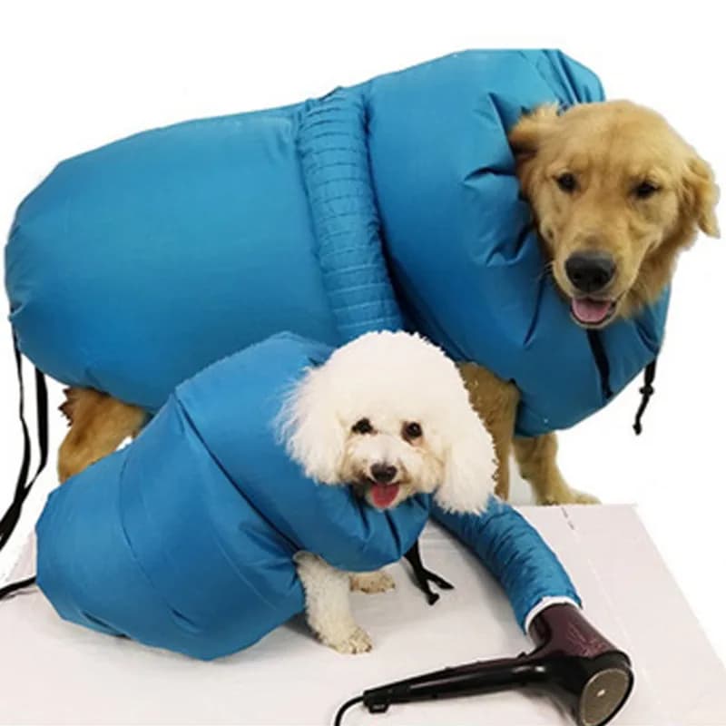 Borsa per asciugare gli animali domestici portatile Scatola pieghevole per asciugacapelli per cani Borsa per soffiaggio Borsa per toelettatura per animali domestici Borsa asciutta per cani che soffia i gatti Bagno per asciugare i peli degli animali domestici