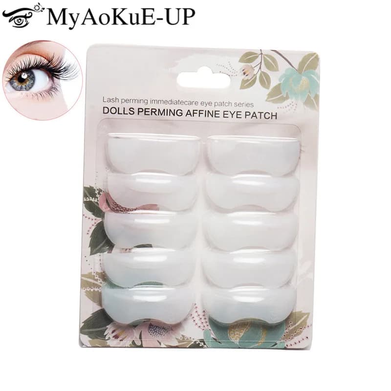 5pairs Eyelashes Perming Curler Lash Lift Curl Silicone Pads Eyelash Extension Lifting Curler Shield Patch SS/S/M/L/LL