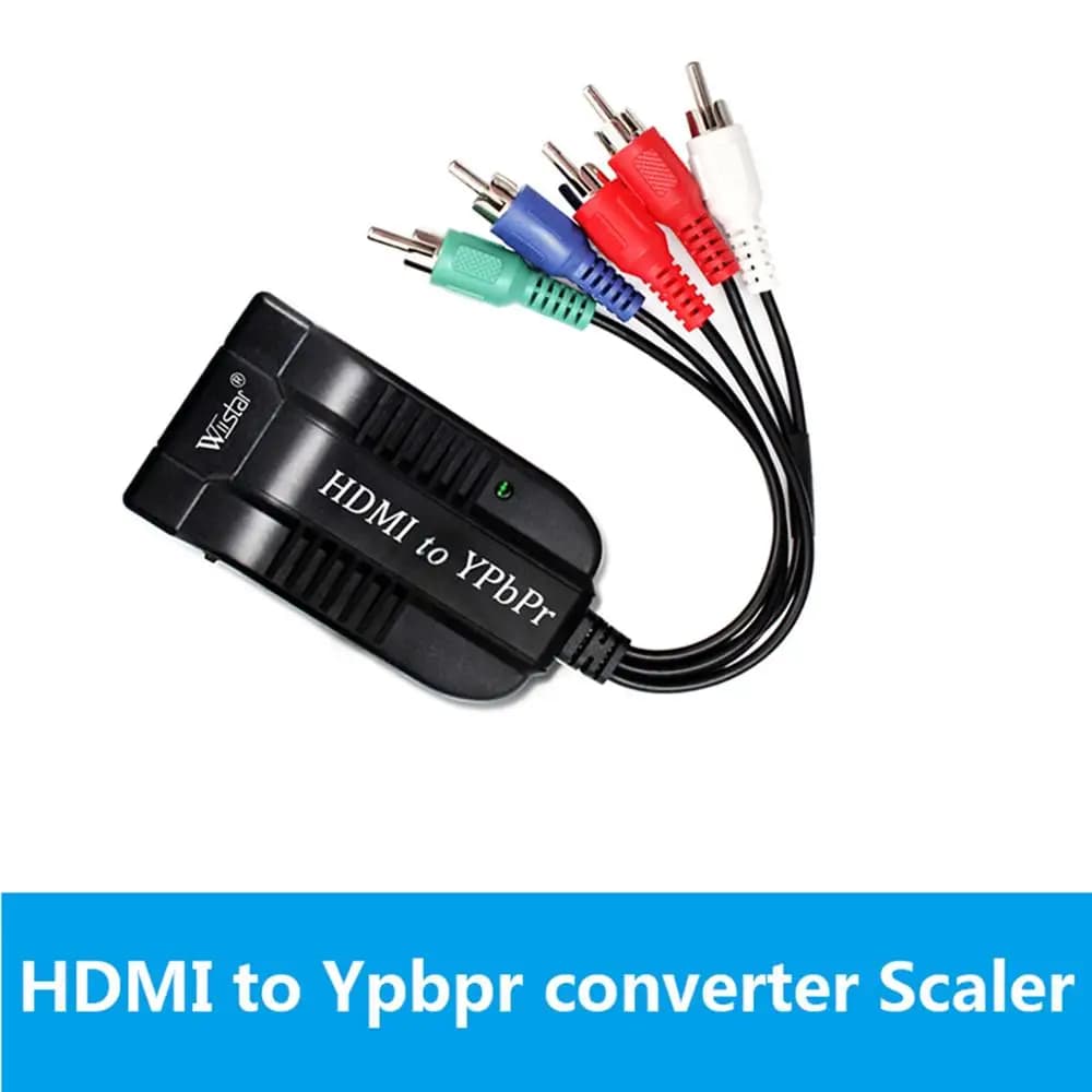 1080P convertitore da HDMI a componente Scaler convertitore da HDMI a YPbPr converti HDMI in componente convertitore da HDMI a Video convertitore da HDMI a 5RCA