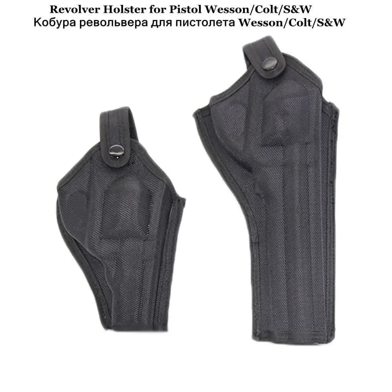 Fondina per Revolver universale 9MM 10MM Custodia rigida in plastica di nylon a sgancio rapido per Revolver Colt Wesson 715 SW 629