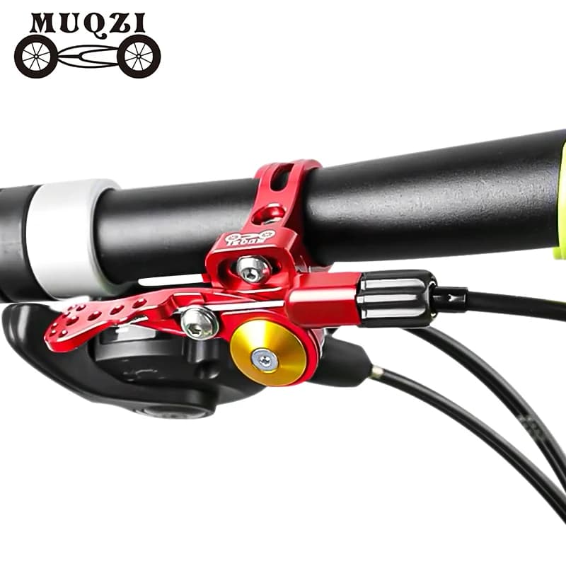 MUQZI MTB Bike Contagocce Reggisella Leva remota Controller telescopico regolabile con azione liscia per morsetto manubrio da 22,2/24 mm
